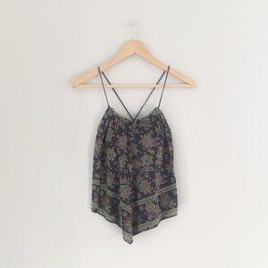 American Eagle Handkerchief Tank with Keyhole